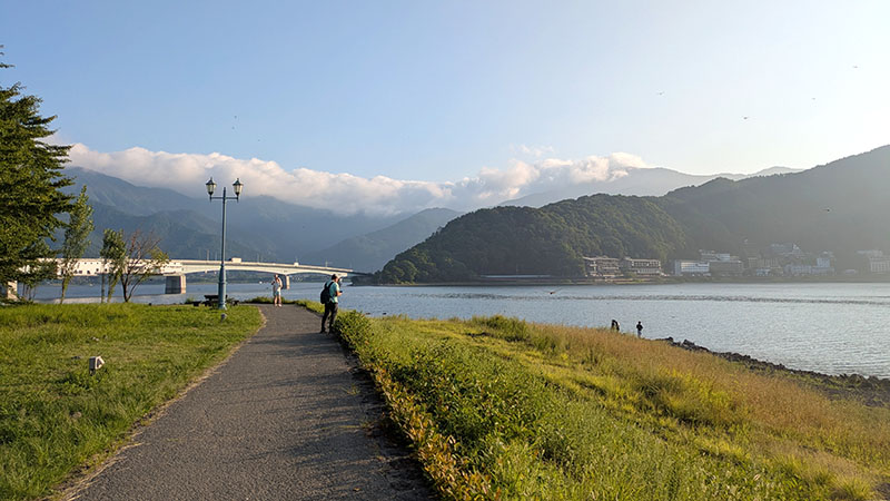 大池公園の遊歩道