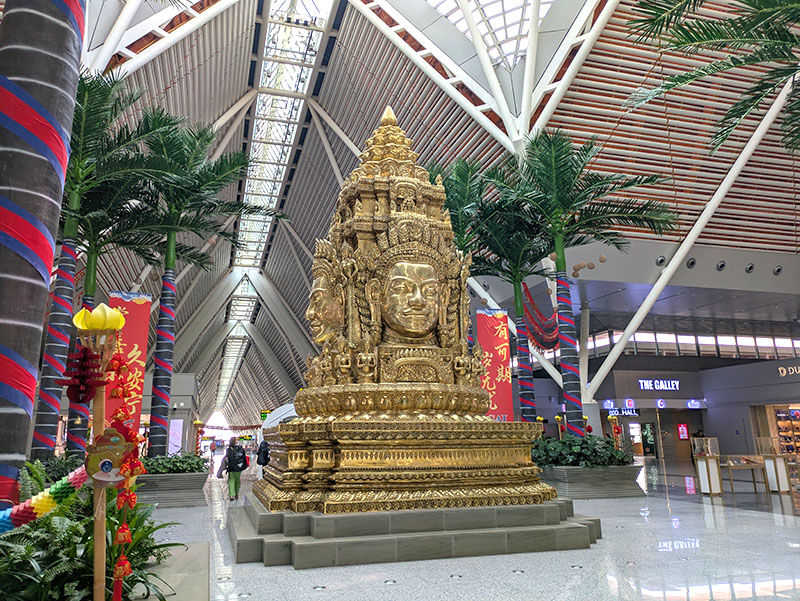 新シェムリアップ空港出国ロビー